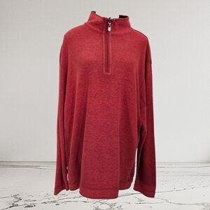 Tommy Bahama Men's Burnt Orange 1/4 Zip Sweater Size XL